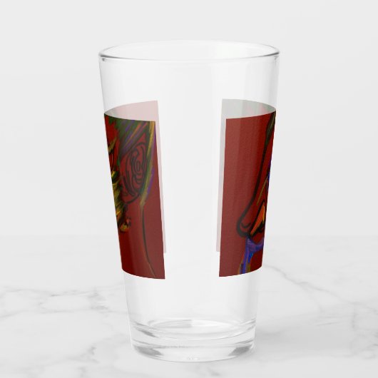Vuurkrijger glas (Rechts)