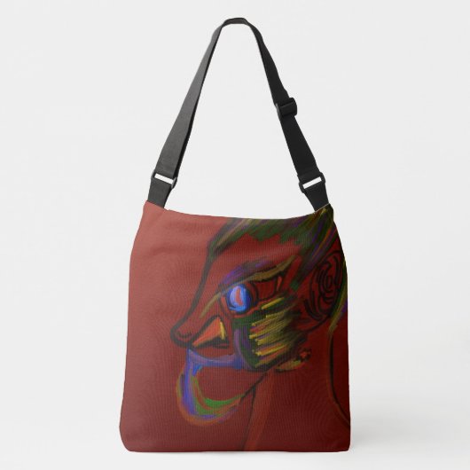 Vuurkrijger schoudertas crossbody tas (Voorkant)