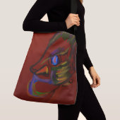 Vuurkrijger schoudertas crossbody tas (Dichtbij)