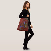 Vuurkrijger schoudertas crossbody tas (Op model)