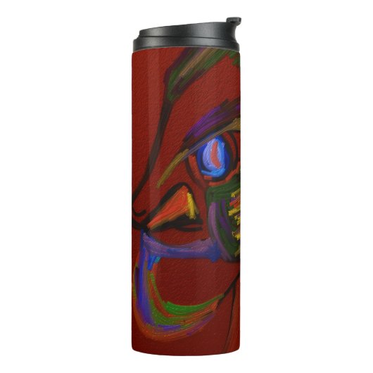 Vuurkrijger thermosbeker (Gedraaid links)
