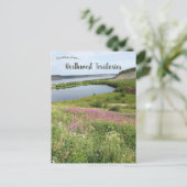 Vuurkruid in Tsigehtchic Northwest Territories Briefkaart (Staand voorkant)