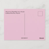 Vuurkruid in Tsigehtchic Northwest Territories Briefkaart (Achterkant)