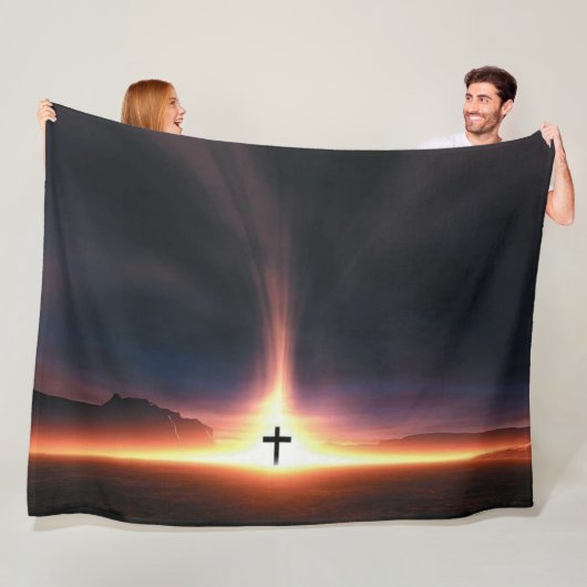 VUURKRUIS FLEECE DEKEN (In situ)