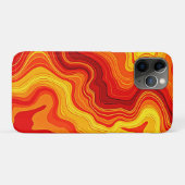 Vuurkunst Abstract Topografische Kunst Case-Mate iPhone Case (Achterkant (horizontaal))