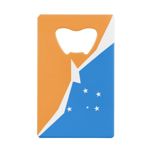 Vuurland Creditkaart Flessenopener (Voorkant)
