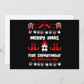 Vuurlelijke kermis feestdagenkaart (Voorkant / Achterkant)