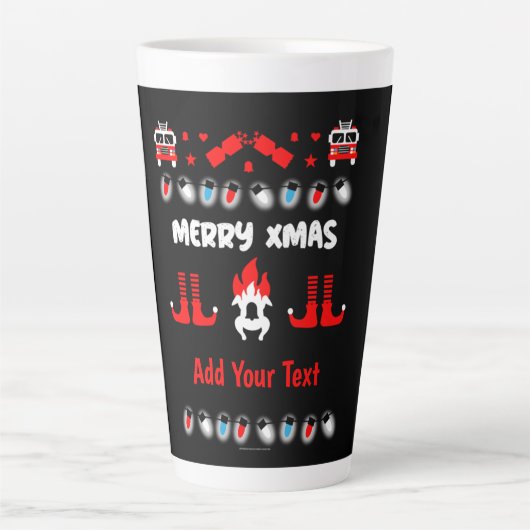 Vuurlelijke kermis latte mok (Voorkant)