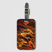 Vuurlicht Bagagelabel (Voorkant (verticaal))
