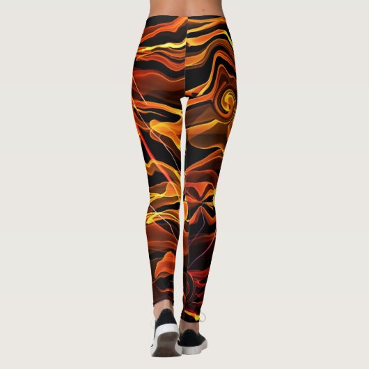 Vuurlicht Leggings (Achterkant)