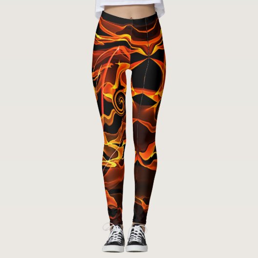 Vuurlicht Leggings (Voorkant)