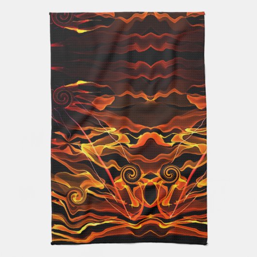 Vuurlicht Theedoek (Verticaal)