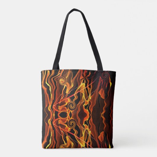 Vuurlicht Tote Bag (Achterkant)