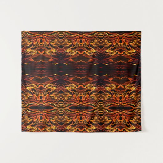 Vuurlicht Wandkleed (Voorkant (horizontaal))