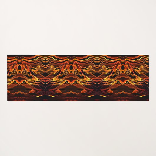 Vuurlicht Yogamat (Achterkant (horizontaal))