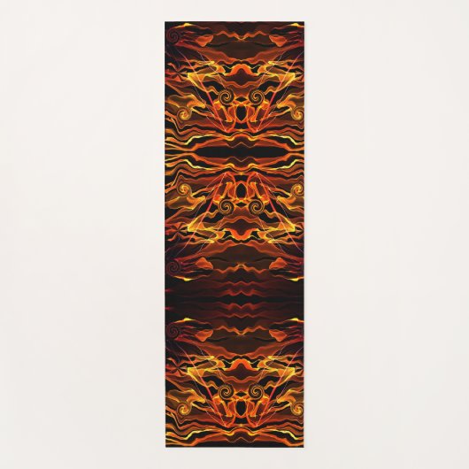 Vuurlicht Yogamat (Voorkant)