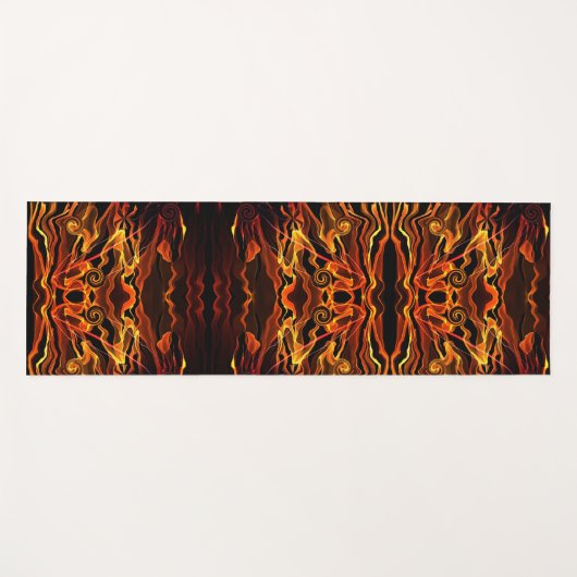 Vuurlicht Yogamat (Voorkant (horizontaal))