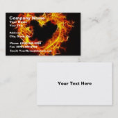 Vuurliefde Visitekaartje (Voorkant / Achterkant)