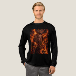 Vuurmagiër Fantasy Krijger Grafische T-shirt