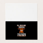 Vuurman Amerikaans Vlag Rode Lijn V.S. Vader Visitekaartje (Buitenkant ongevouwen)