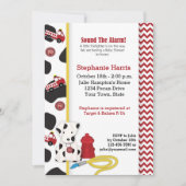 Vuurman Baby shower Uitnodiging (Voorkant)