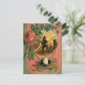 Vuurman brandweerwerk 2 van 1880 vuur briefkaart (Staand voorkant)