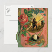 Vuurman brandweerwerk 2 van 1880 vuur briefkaart (Voorkant / Achterkant)