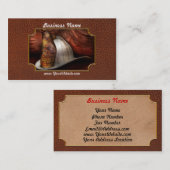 Vuurman - De brandleider Visitekaartje (Voorkant / Achterkant)