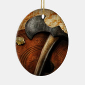 Vuurman - De brandstapel Keramisch Ornament (Rechts)
