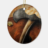 Vuurman - De brandstapel Keramisch Ornament (Links)