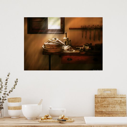 Vuurman - De nederige brandslang Poster (Keuken)