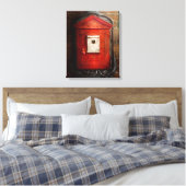 Vuurman - De vuurdoos Canvas Afdruk (Insitu (Slaapkamer))