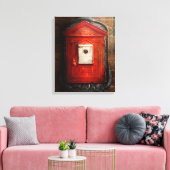 Vuurman - De vuurdoos Canvas Afdruk (Insitu (Woonkamer))