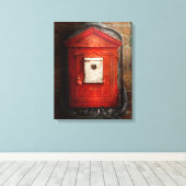 Vuurman - De vuurdoos Canvas Afdruk (Insitu (Houten vloer))