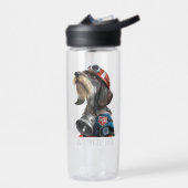 Vuurman die over je haar kijkt Dachshund Wate Waterfles (Links)