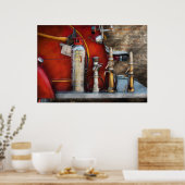 Vuurman - Een assortiment van snijkoppen Poster (Keuken)