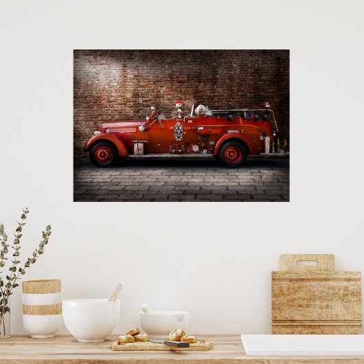 Vuurman - FGP-engine nr. 2 Poster (Keuken)