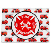 Vuurman in Cute-bezetting Groot Cadeauzakje (Voorkant)