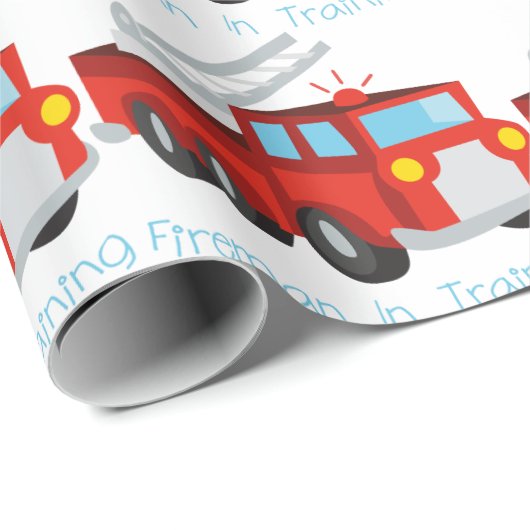 Vuurman in opleiding cadeaupapier (Rol Hoek)