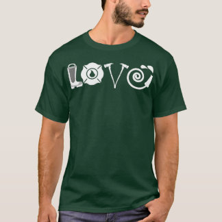 Vuurman liefdesbrandbestrijding t-shirt