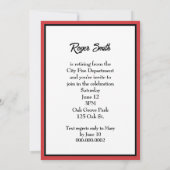 Vuurman Pensioenfeest met Dalmation Dog Kaart (Achterkant)