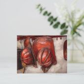 Vuurman - Pet - ouderwetse petten Briefkaart (Staand voorkant)