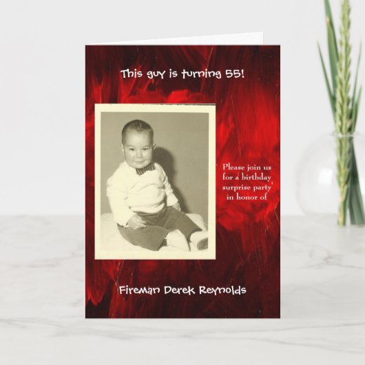 Vuurman Surprise Birthday Party (Voorkant)