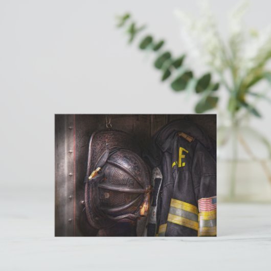 Vuurman - Verwerkt en gebruikt Briefkaart (Staand voorkant)