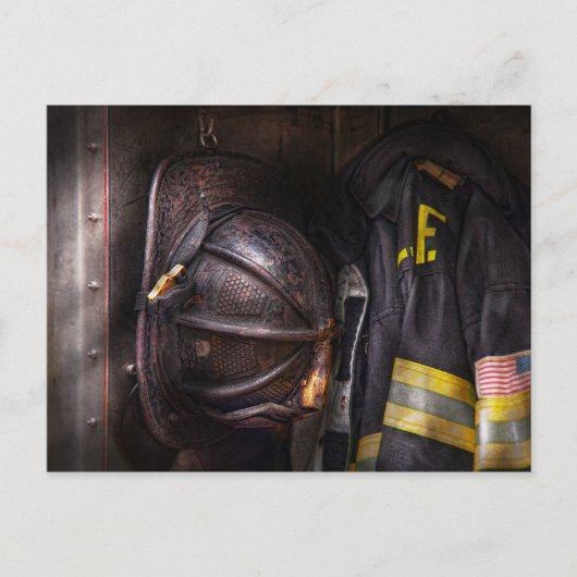 Vuurman - Verwerkt en gebruikt Briefkaart (Voorkant)