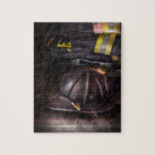 Vuurman - Verwerkt en gebruikt Legpuzzel (Verticaal)