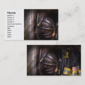 Vuurman - Verwerkt en gebruikt Visitekaartje (Voorkant / Achterkant)