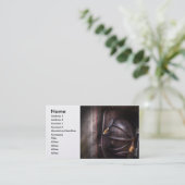 Vuurman - Verwerkt en gebruikt Visitekaartje (Staand voorkant)