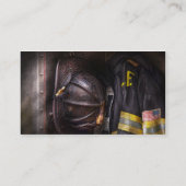 Vuurman - Verwerkt en gebruikt Visitekaartje (Achterkant)