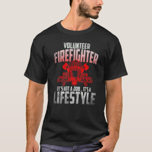 Vuurman vrijwilliger Mannen brandweerman Het is ge T-shirt